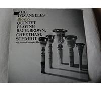 The Los Angeles Brass Quintet Playing Bach, Brown, Cheetham, Schmidt with Stanley Chaloupka Harpist Vinyl Lp Stereo