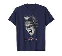 The Lost Boys David Snarl Mono Camiseta, Hombre, Azul Marino, S