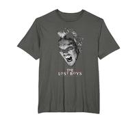 The Lost Boys David Snarl Mono Camiseta, Hombre Tallas Grandes, Asfalto, 3X Alto