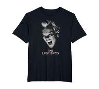 The Lost Boys David Snarl Mono Camiseta, Hombre Tallas Grandes, Negro, 3X Alto