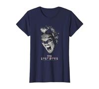 The Lost Boys David Snarl Mono Camiseta, Mujer, Azul Marino, XS