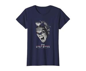 The Lost Boys David Snarl Mono Camiseta, Mujer, Azul Marino, XS