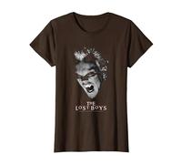 The Lost Boys David Snarl Mono Camiseta, Mujer, Marrón, M