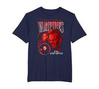 The Lost Boys Vampires Bootlet Camiseta, Hombre Tallas Grandes, Azul Marino, 3X Alto
