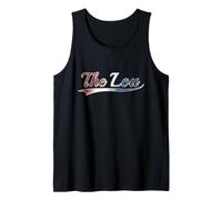 The Lou Patriotic USA Red White and Blue Graphic Camiseta sin Mangas