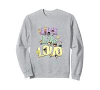 The Loud House Live Life Loud Vintage Group Logo Sudadera