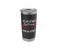 The Love Between Best Friends Knows No Distance Soul Sisters Vaso térmico de acero inoxidable de doble pared