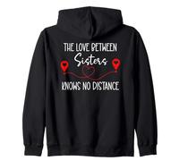 The Love Between Sisters Knows No Distance Big Sister Bestie Sudadera con Capucha