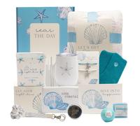 The Love Crate Co. Tide: las cestas de regalo para mujer están disponibles en todos los tipos, pero estos regalos para los amantes del mar con velas celestiales de lavanda y vainilla, bombas de baño