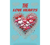The Love Hearts: Turquoise pretty blue with hearts Journal] Notebook] Diary] Gift] 6x9 inches] Wide ruled]180 pages.