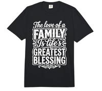 The Love of A Family Is Life'S Greatest Blessings - Comfort Colors Adult Heavyweight T-Shirt