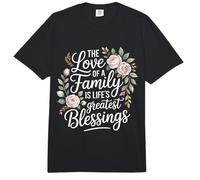 The Love of A Family Is Life'S Greatest Blessings |- Comfort Colors Adult Heavyweight T-Shirt