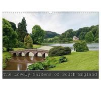 The Lovely Gardens of South England (Wall Calendar 2027 DIN A3 landscape), CALVENDO 12 Month Wall Calendar: The beautiful English Landscape Gardens of ... Places where you feel like in Paradise.