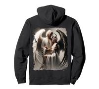 The Lovers Angel Demon Devil Mujeres Hombres Dualidad Obra De Arte Sudadera con Capucha