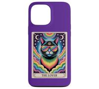 The Lovers Mystic Cat Ally - Arte del orgullo del tarot arcoíris LGBTQ Carcasa para iPhone 13 Pro Max