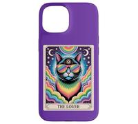 The Lovers Mystic Cat Ally - Arte del orgullo del tarot arcoíris LGBTQ Carcasa para iPhone 15