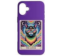The Lovers Mystic Cat Ally - Arte del orgullo del tarot arcoíris LGBTQ Carcasa para iPhone 16 Plus