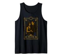 The Lovers Tarot Card Halloween Vintage Witch Vampiro Spooky Camiseta sin Mangas