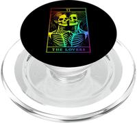 The Lovers Tarot Card Oculto Goth Lesbianas Esqueleto Halloween PopSockets PopGrip para MagSafe