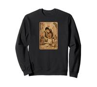 The Lovers Tarot Card Scrapbook Design Sudadera