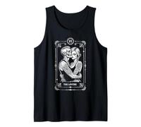 The Lovers Tarot Card Zombie Boda Pareja Día de San Valentín Camiseta sin Mangas