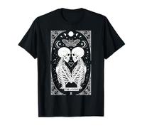 The Lovers Vintage Tarot Card Astrology Goth Halloween Women Camiseta