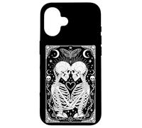 The Lovers Vintage Tarot Card Astrology Goth Halloween Women Carcasa para iPhone 16