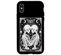 The Lovers Vintage Tarot Card Astrology Goth Halloween Women Carcasa para iPhone X/XS