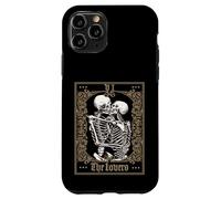 The Lovers Vintage Tarot Card Esqueleto Carcasa para iPhone 11 Pro