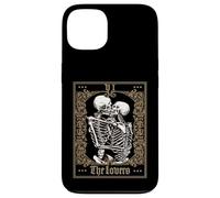 The Lovers Vintage Tarot Card Esqueleto Carcasa para iPhone 13