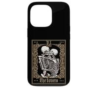 The Lovers Vintage Tarot Card Esqueleto Carcasa para iPhone 13 Pro