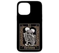 The Lovers Vintage Tarot Card Esqueleto Carcasa para iPhone 13 Pro Max
