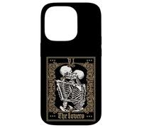 The Lovers Vintage Tarot Card Esqueleto Carcasa para iPhone 14 Pro