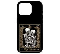 The Lovers Vintage Tarot Card Esqueleto Carcasa para iPhone 16 Pro