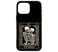 The Lovers Vintage Tarot Card Esqueleto Carcasa para iPhone 16 Pro Max