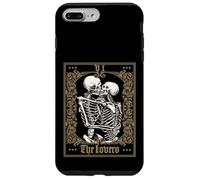The Lovers Vintage Tarot Card Esqueleto Carcasa para iPhone 7 Plus/8 Plus