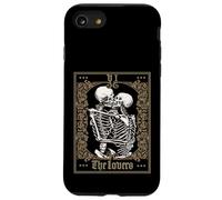 The Lovers Vintage Tarot Card Esqueleto Carcasa para iPhone SE (2020) / 7 / 8