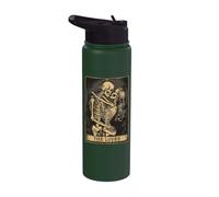 The Lovers Vintage Tarot Card - Gothic Halloween Tee Stainless Steel Insulated Water Bottle