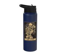 The Lovers Vintage Tarot Card - Gothic Halloween Tee Stainless Steel Insulated Water Bottle