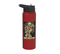 The Lovers Vintage Tarot Card - Gothic Halloween Tee Stainless Steel Insulated Water Bottle