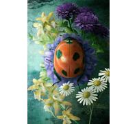 The Lucky Ladybug Dream Journal: Lined Hardcover Notebook, 6x9 inches, 120 Cream pages