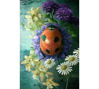 The Lucky Ladybug Dream Journal: Lined Paperback Notebook, 6x9 inches, 120 Cream pages