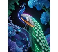 The Lumina Peacock: A Premium Dotted Bullet Journal: A 180-Page Canvas for Radiant Ideas, Elegant Plans, and Mindful Manifestation