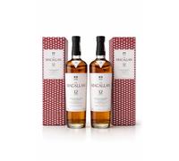 The Macallan 12 Years Old Double Cask - Pack 2 Botellas 70 cl - Highland Single Malt Scotch Whisky - Estuche Oficial - 40% Vol.