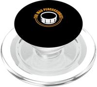 The Mad Percussionist Funny Drum Players Baterista Músico PopSockets PopGrip para MagSafe