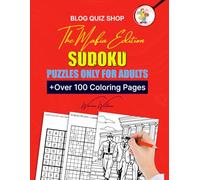 The Mafia Sudoku Puzzles for Adults: Ultimate Sudoku Puzzles and Coloring Book Only for Adult