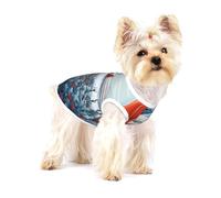 The Mage wearing a red hood - Camiseta de alta calidad para perro, ropa suave 100% algodón para perros, perfecta para perros pequeños a medianos, camisas elegantes y cómodas para perros, talla S