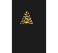 The Magic of Letter A: Enchanted Galaxy Alphabet Notebook & Daily Journal | Magical Letters Series (Book 1), Cute Monogram Daily Notes for Teachers, 100 Pages, 6x9 in