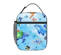 The Magic of The Ocean - Lonchera térmica de poliéster para mujer, para picnic, trabajo, viajes, playa o senderismo, bolsa de almuerzo aislada