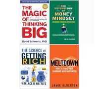 The Magic of Thinking Big, Rewire Your Mindset, The Fitness Mindset, Meltdown 4 Books Collection Set